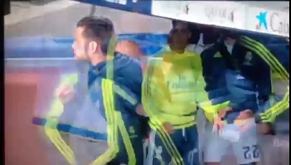 Isco,James,Jese and Vasquez Crazy Celebrating Cristiano Ronaldo goal vs FC Barcelona