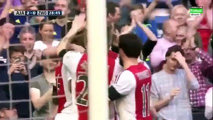 Super Arkadiusz Milik 2nd Goal - AFC Ajax 3-0 PEC Zwolle
