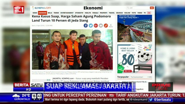 Saham Emiten Agung Podomoro Land Turun 10 Persen