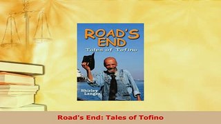PDF  Roads End Tales of Tofino Free Books