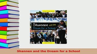 Download  Shannen and the Dream for a School  EBook