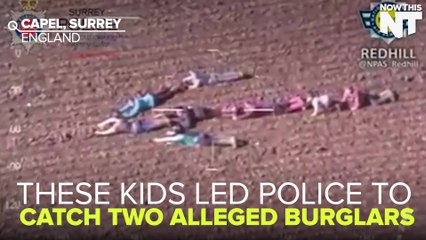 Quick-Thinking Kids Led The Police To Capture Two Burglars