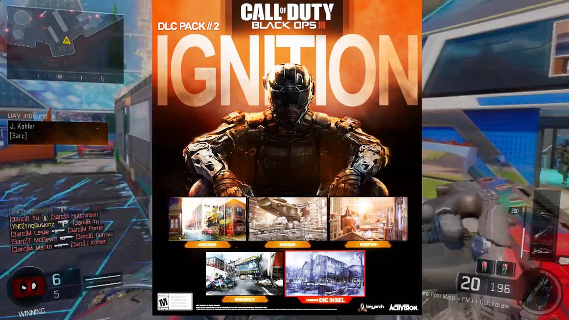 Ignition Dlc 2 In Black Ops 3 Dlc 2 Multiplayer Zombie Maps Revealed Video Dailymotion
