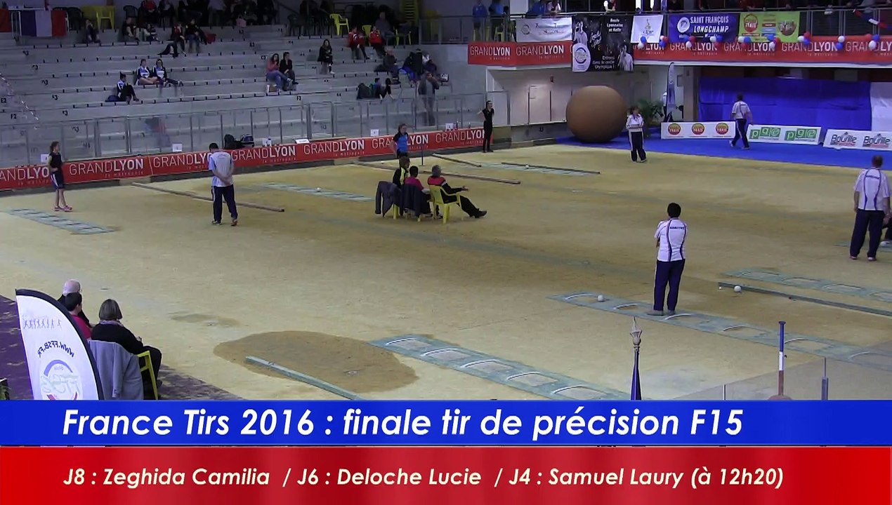 Finale tir de précision F15, France Tirs, Sport Boules, Dardilly 2016