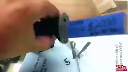 Amazing Small Gun in Big Knife