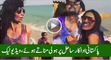 Pakistani Celebrities Celebrating Holi In A Private Party,Leaked Video