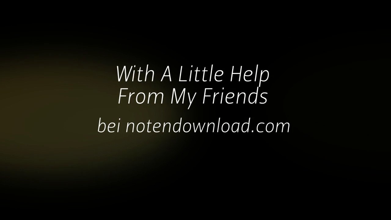 Noten bei notendownload - With A Little Help From My Friends (Joe Cocker)