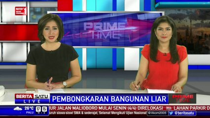 Satpol PP Gambir Bongkar 40 Bangunan Liar