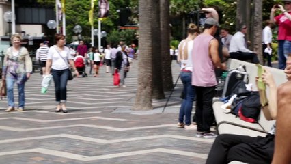 Crazy Uptown Funk flashmob in Sydney
