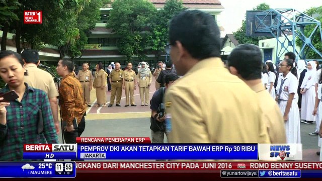 Pemprov DKI Tetapkan Tarif Bawah ERP Rp 30 Ribu