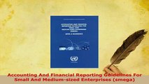 PDF  Accounting And Financial Reporting Guidelines For Small And Mediumsized Enterprises  Read Online