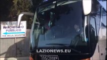 La Lazio lascia Formello e si dirige a Norcia per il ritiro (04.04.2016)