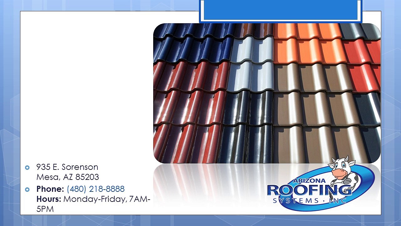 Mesa AZ Roofing Company | Arizona Roofing Systems | Best Roof Repair Service