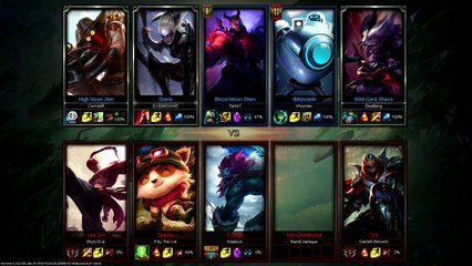 Første game Jhin league of Legends