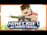 Guns in Vanilla Minecraft - One Command Creation (Minecraft Extra Weapons)