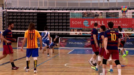La secció de voleibol del FC Barcelona aconsegueix l’ascens a la Superlliga