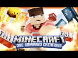 Minecraft One Command Creations - Minecraft One Command Troll (Minecraft Jump Scare)