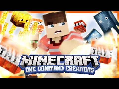 Minecraft One Command Creations - Minecraft One Command Troll (Minecraft Jump Scare)