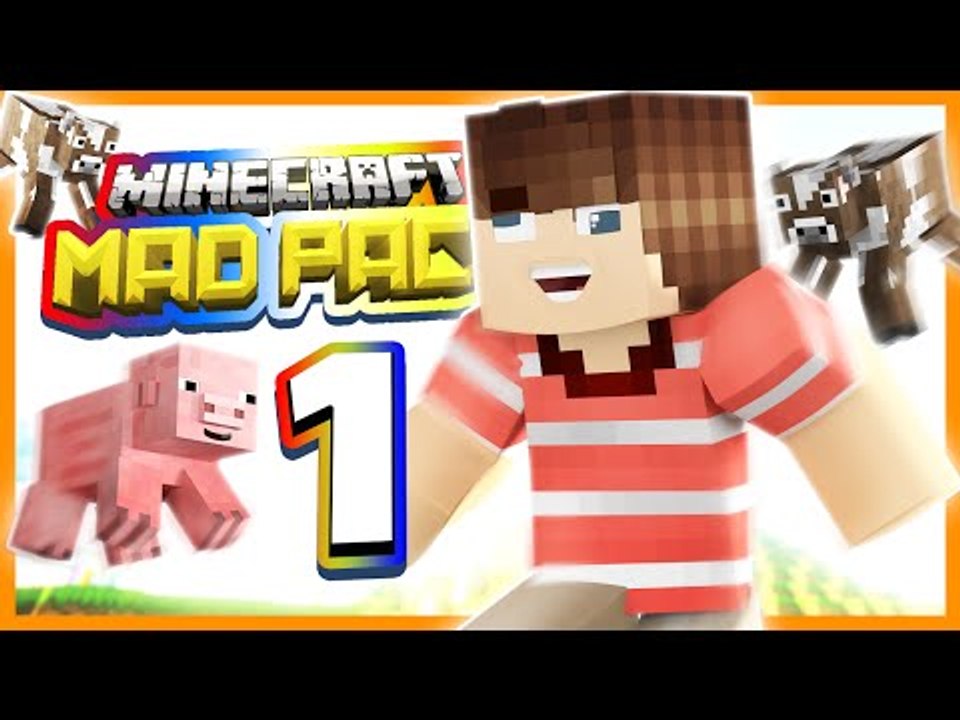 MadPack 3 - Ep 1 - Minecraft Mad Pack 3 - "THE AETHER! FLYING COWS AND PIGS?"