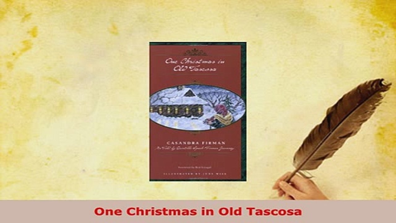 PDF  One Christmas in Old Tascosa  EBook