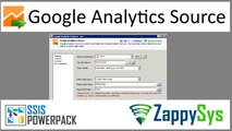 SSIS Google Analytics Source - Read data from Google Analytics Platform and load into SQL Server