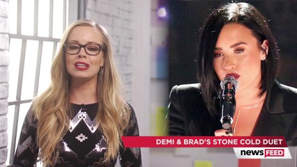 Demi Lovato & Brad Paisley Sing Emotional _Stone Cold_ Rendition At iHeartRadio Music Awards 2016