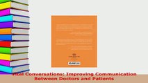 Download  Vital Conversations Improving Communication Between Doctors and Patients Free Books