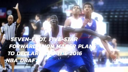 Five-star forward Maker to skip college basketball, applies for NBA Draft
