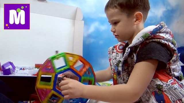 Magformers конструктор на магнитах складываем машинки и домик Магформерс для канала Мистер Макс новое видео 2016
