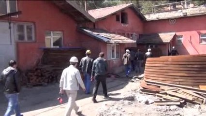 Amasya'daki Maden İşçilerinin Protestosu