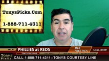 Cincinnati Reds vs. Philadelphia Phillies Free Pick Prediction MLB Baseball Odds Preview 4-4-2016