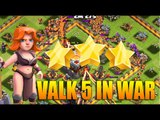 Clash of Clans ♦ Valkyrie Level 5 ♦ 3 Stars Town hall 11 Th11 War Base!