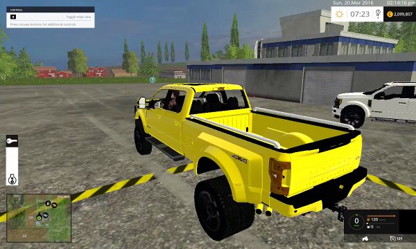 Farming simulator 2015 - 2017 FORD F450 dually-mod spotlight (60)