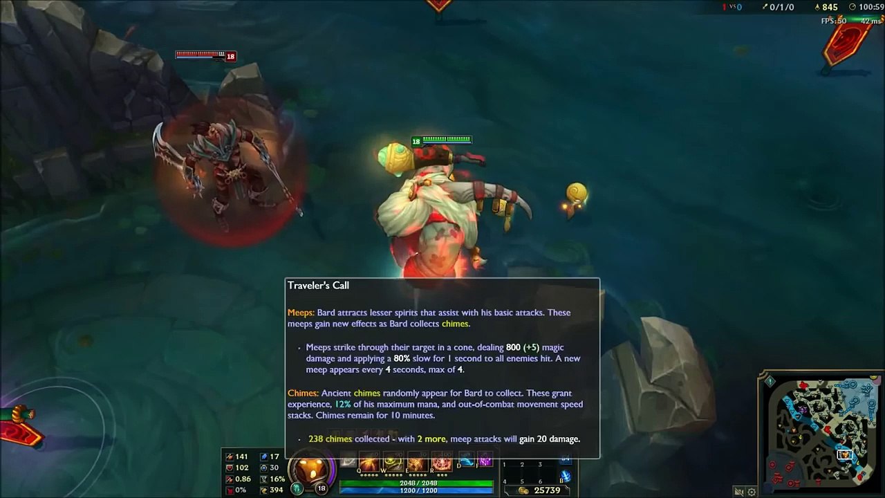 How strong is Bard with 238 Chimes / 238 Glocken mit Bard