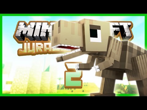 Minecraft Jurassic World Ep 2! MY FIRST DINOSAUR!!! (Minecraft Dinosaurs)