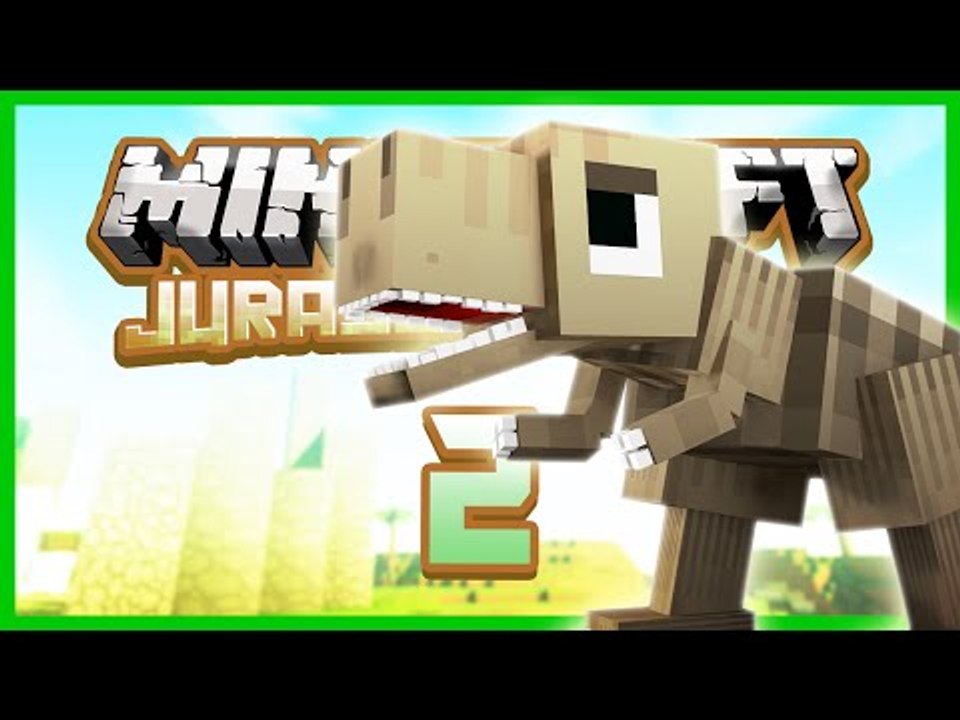 Minecraft Jurassic World Ep 2! "MY FIRST DINOSAUR!!!" (Minecraft Dinosaurs)