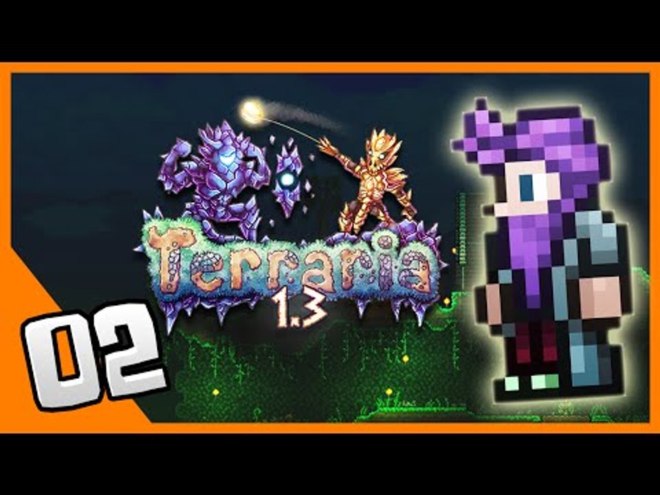 Terraria 1.3 Ep 2 - "SPOOKY MONSTERS!!!" (Terraria 1.3 Expert Mode)
