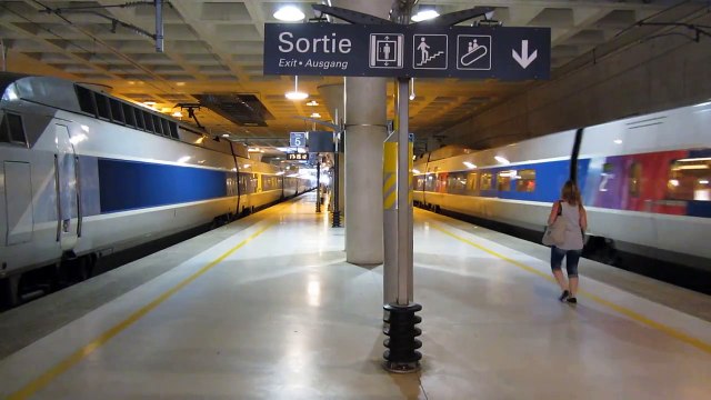 Marne la Vallée - Chessy, 20-08-2013: 2x TGV Réseau + TGV Duplex