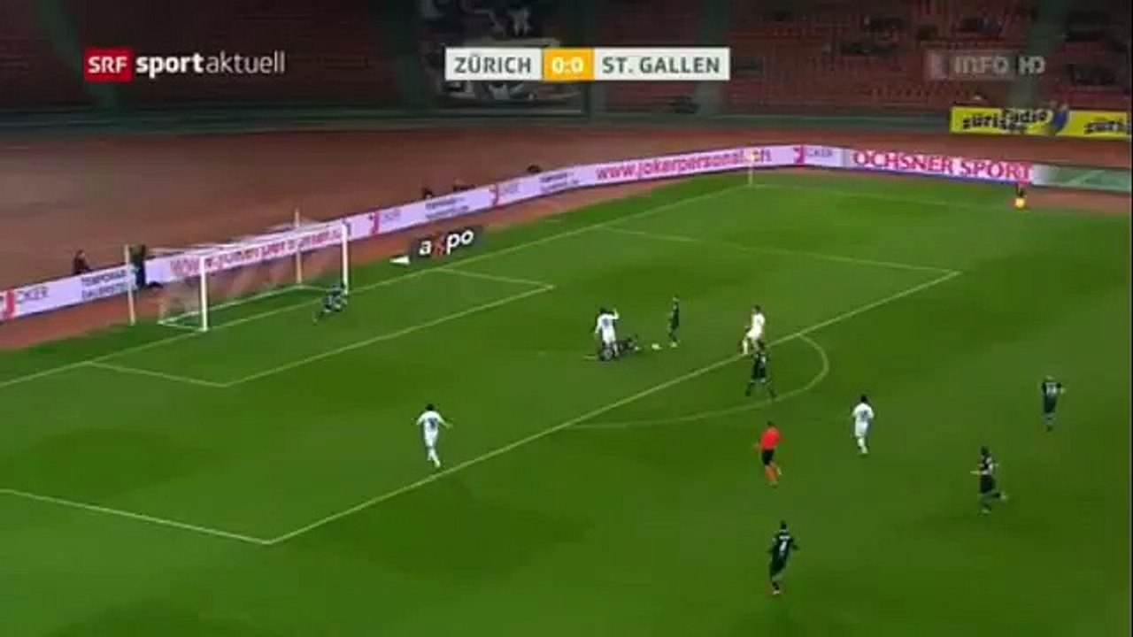 FC Zürich 1:0 St. Gallen Goal Runde 26 2015/16