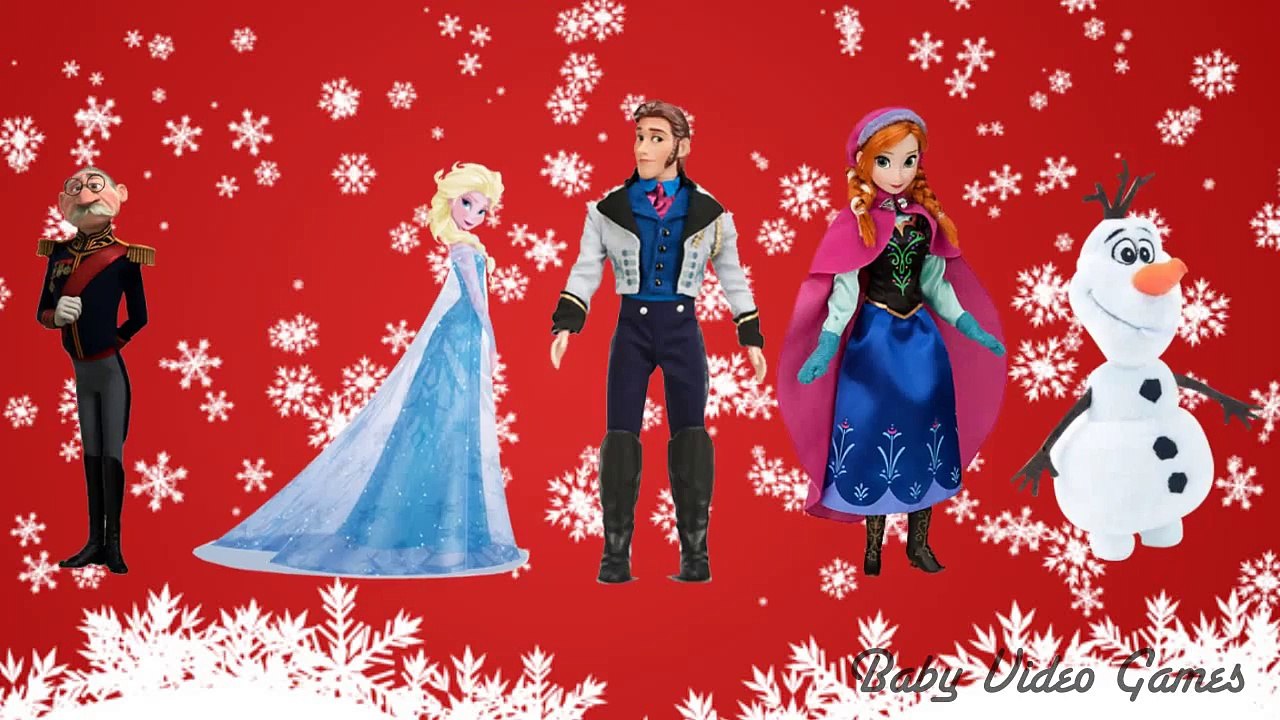 Disney Frozen Finger fanily Nursery Rhymes Video