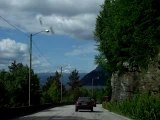 Le paysage sur la route en direction de Bergen, Norvège