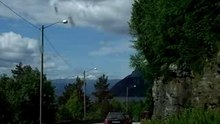 Le paysage sur la route en direction de Bergen, Norvège