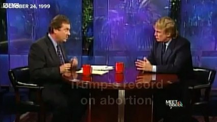 How Trump has changed his stance on abortion over the years