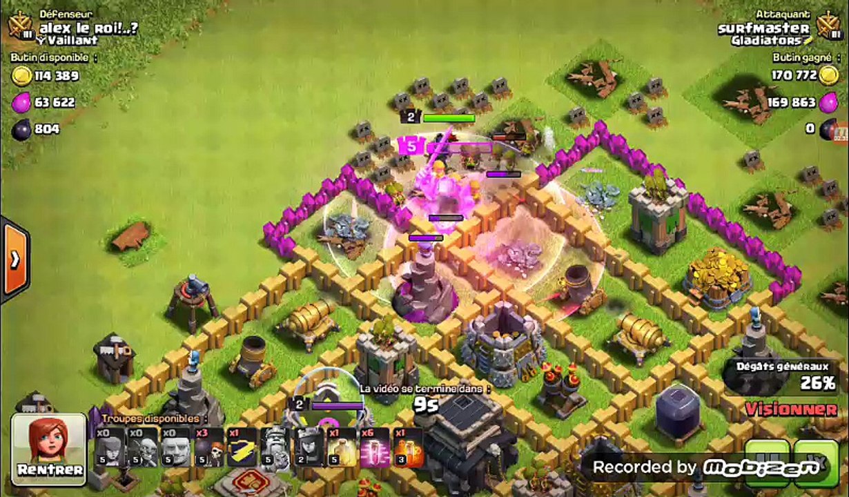 Clash of clans ataque full archers