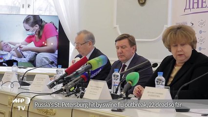 Russia&#39;s Saint Petersburg hit by swine flu outbreak