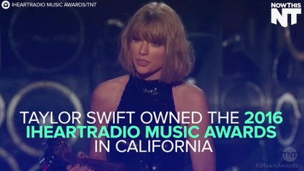 Taylor Swift Was Extra Lovey-Dovey Over BF Calvin Harris At The iHeartMusic Awards