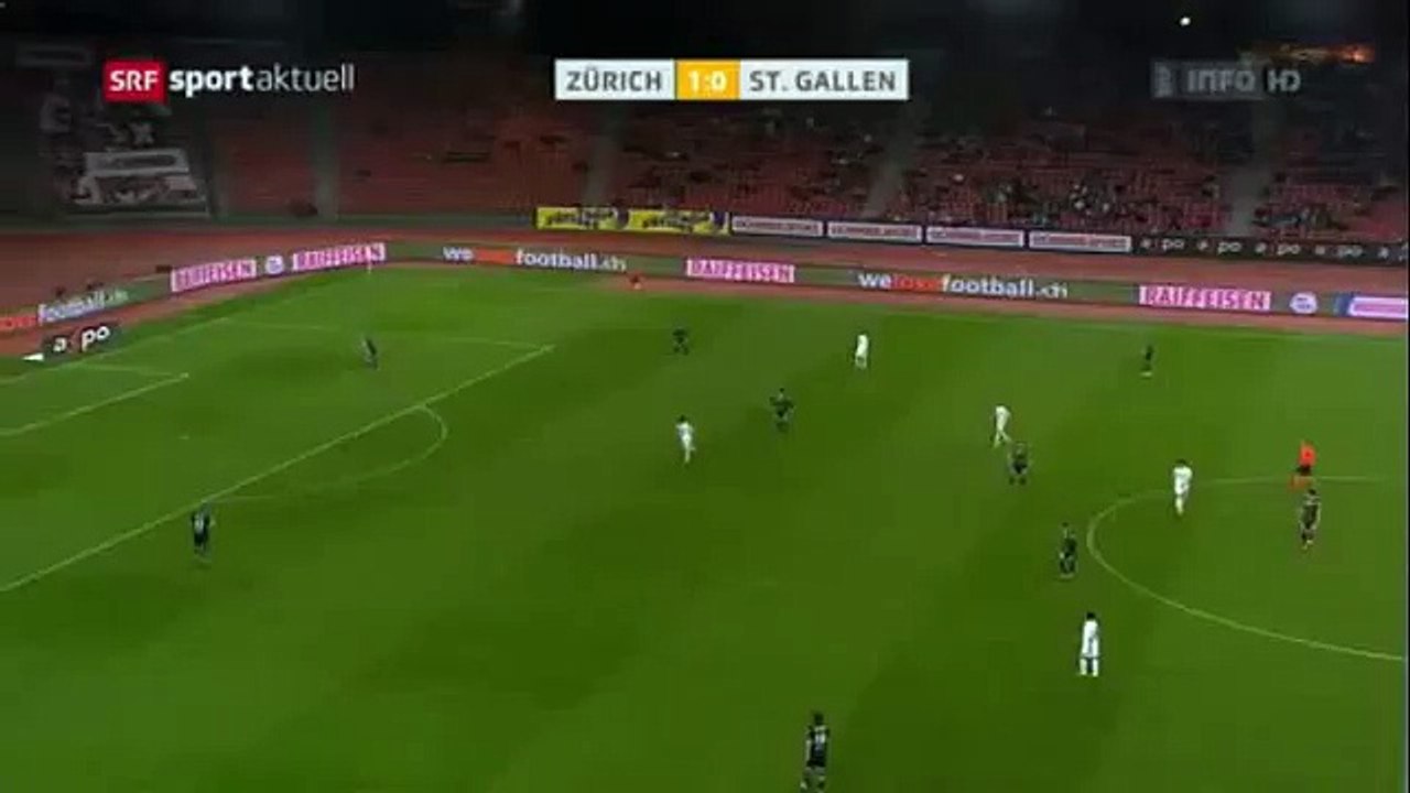 FC Zürich 2:0 St. Gallen Goal Runde 26 2015/16