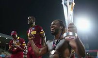 Chris Gayle and Dwayne Bravo’s champion dance after winning the T20 2016 final match