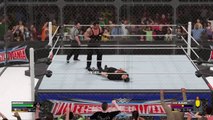 WWE2K16 Hell In A Cell Undertaker Vs Shane Mcmahon