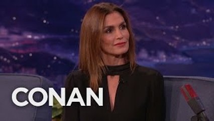 Cindy Crawford Nearly Ended Up In Bed With George Clooney - CONAN on TBS